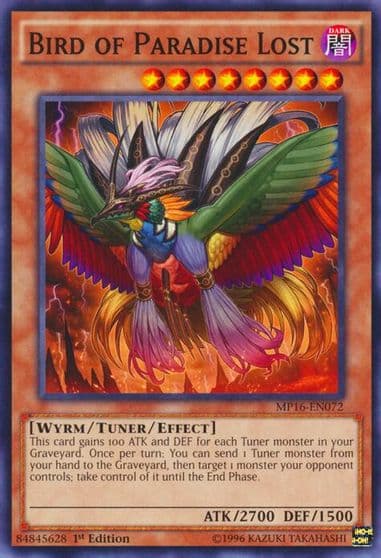 Bird of Paradise Lost 2016 Mega-Tins Mega Pack Yu-Gi-Oh! card