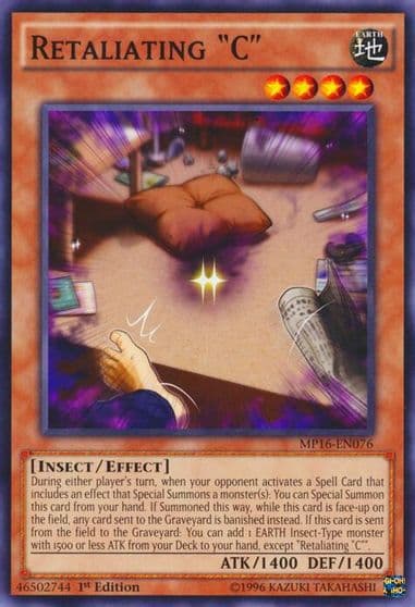 Retaliating C 2016 Mega-Tins Mega Pack Yu-Gi-Oh! card