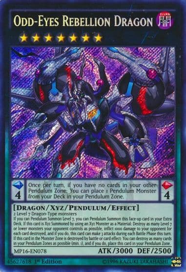 Odd Eyes Rebellion Dragon 2016 Mega-Tins Mega Pack Yu-Gi-Oh! card