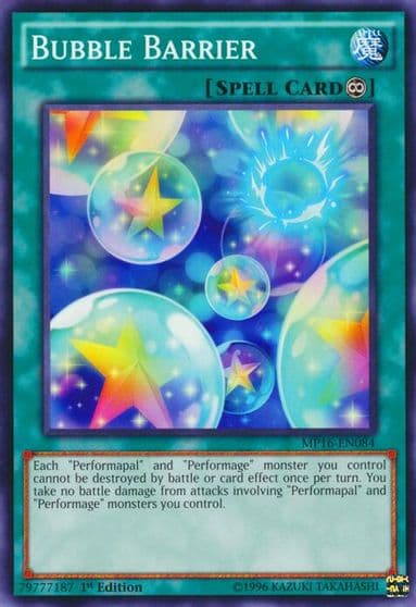 Bubble Barrier 2016 Mega-Tins Mega Pack Yu-Gi-Oh! card