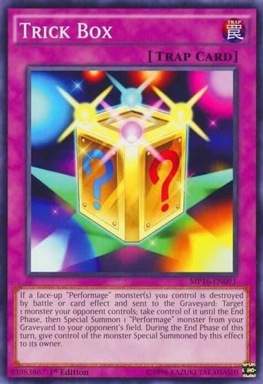 Trick Box 2016 Mega-Tins Mega Pack Yu-Gi-Oh! card