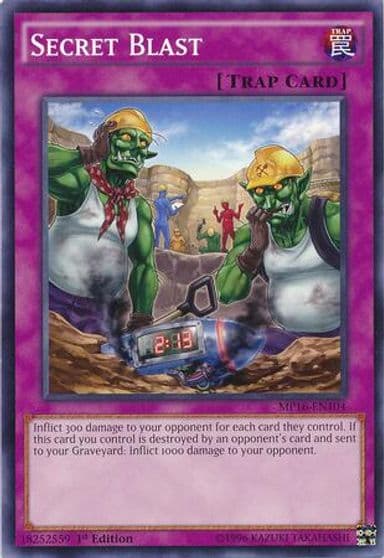 Secret Blast 2016 Mega-Tins Mega Pack Yu-Gi-Oh! card