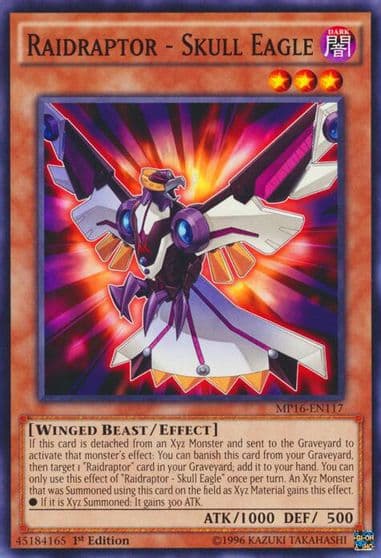 Raidraptor Skull Eagle 2016 Mega-Tins Mega Pack Yu-Gi-Oh! card