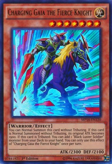 Charging Gaia the Fierce Knight 2016 Mega-Tins Mega Pack Yu-Gi-Oh! card
