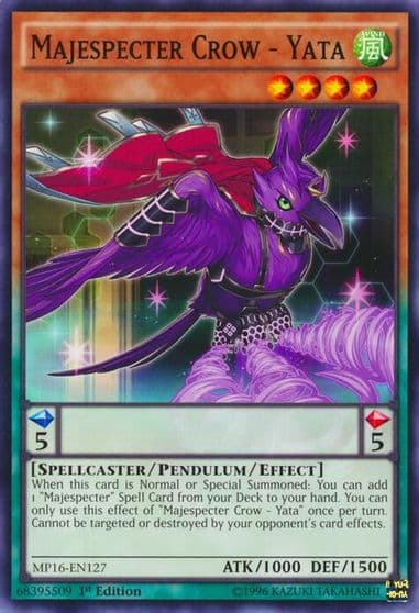 Majespecter Crow Yata 2016 Mega-Tins Mega Pack Yu-Gi-Oh! card