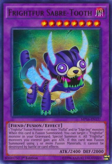 Frightfur Sabre Tooth 2016 Mega-Tins Mega Pack Yu-Gi-Oh! card