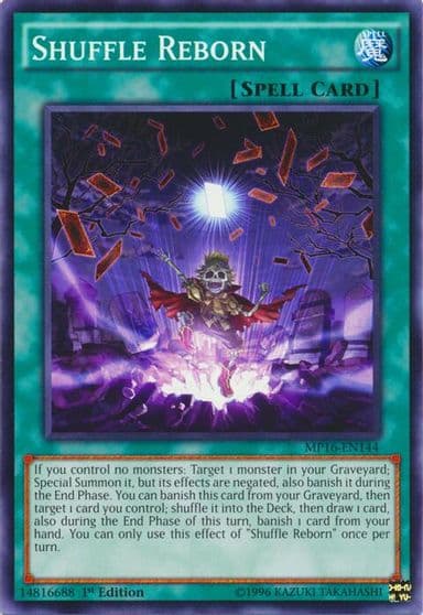 Shuffle Reborn 2016 Mega-Tins Mega Pack Yu-Gi-Oh! card