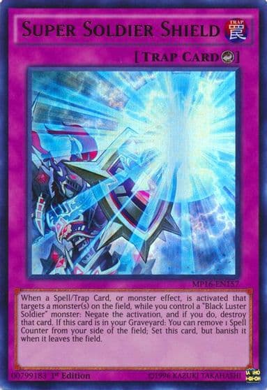 Super Soldier Shield 2016 Mega-Tins Mega Pack Yu-Gi-Oh! card