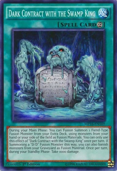 Dark Contract with the Swamp King 2016 Mega-Tins Mega Pack Yu-Gi-Oh! card