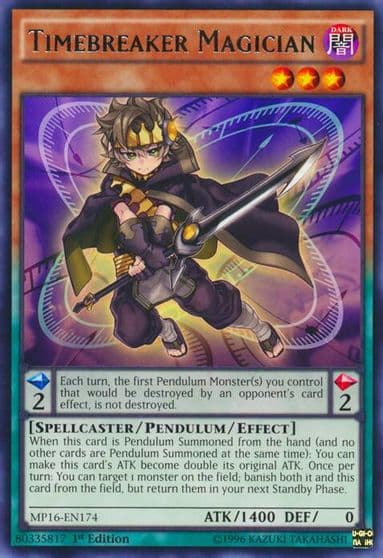 Timebreaker Magician 2016 Mega-Tins Mega Pack Yu-Gi-Oh! card