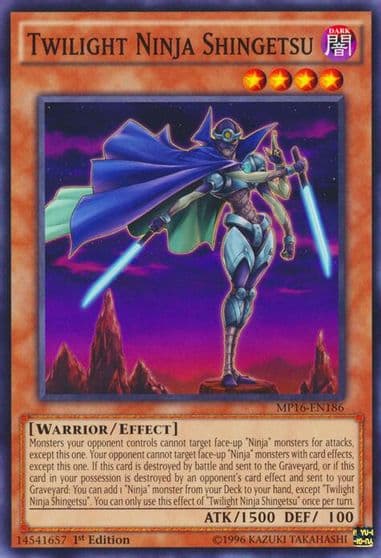 Twilight Ninja Shingetsu 2016 Mega-Tins Mega Pack Yu-Gi-Oh! card