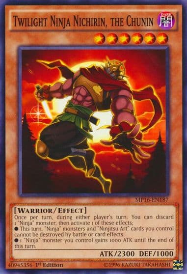 Twilight Ninja Nichirin the Chunin 2016 Mega-Tins Mega Pack Yu-Gi-Oh! card