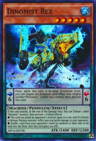 Dinomist Rex 2016 Mega-Tins Mega Pack Yu-Gi-Oh! card