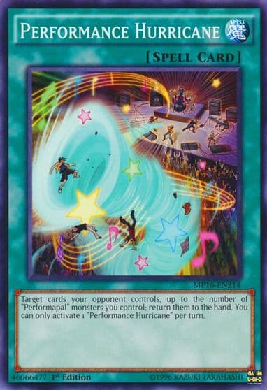 Performance Hurricane 2016 Mega-Tins Mega Pack Yu-Gi-Oh! card