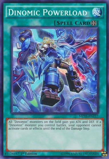Dinomic Powerload 2016 Mega-Tins Mega Pack Yu-Gi-Oh! card