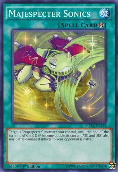 Majespecter Sonics 2016 Mega-Tins Mega Pack Yu-Gi-Oh! card