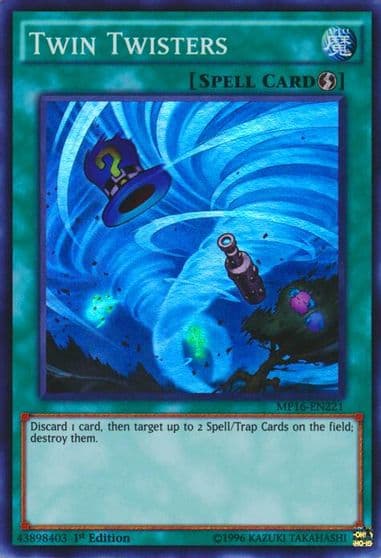 Twin Twisters 2016 Mega-Tins Mega Pack Yu-Gi-Oh! card