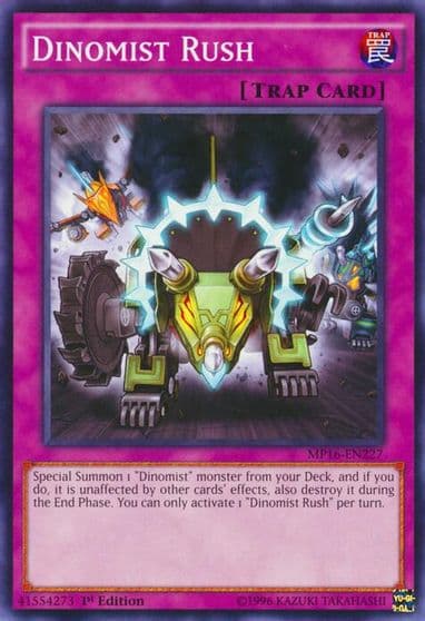 Dinomist Rush 2016 Mega-Tins Mega Pack Yu-Gi-Oh! card