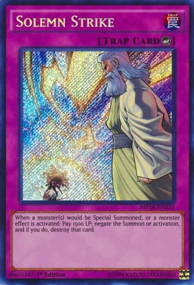 Solemn Strike 2016 Mega-Tins Mega Pack Yu-Gi-Oh! card