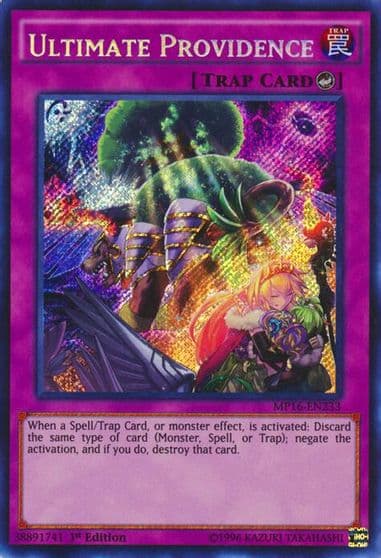 Ultimate Providence 2016 Mega-Tins Mega Pack Yu-Gi-Oh! card