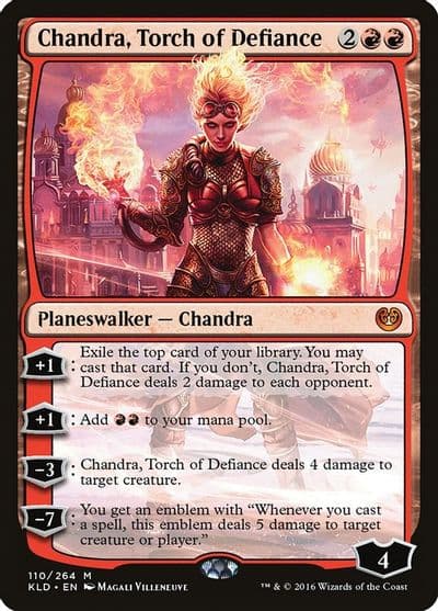 Chandra Torch of Defiance Kaladesh Magic card