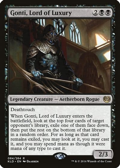 Gonti Lord of Luxury Kaladesh Magic card