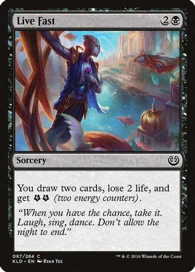 Live Fast Kaladesh Magic card