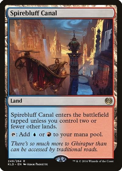 Spirebluff Canal Kaladesh Magic card
