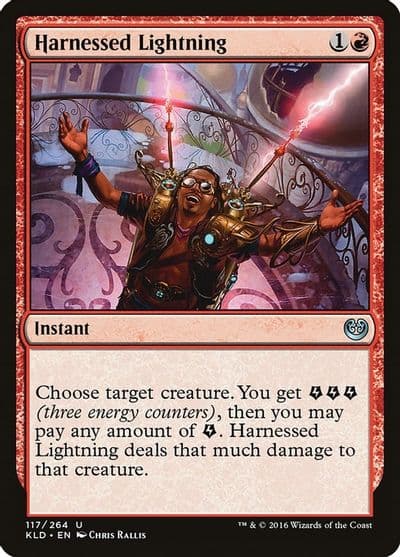 Harnessed Lightning Kaladesh Magic card