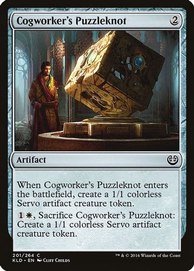 Cogworkers Puzzleknot Kaladesh Magic card