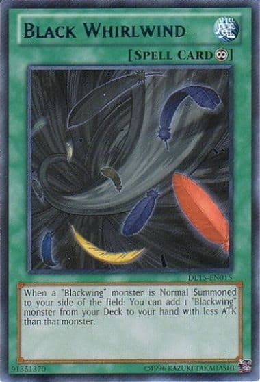 Black Whirlwind Blue Duelist League Promo Yu-Gi-Oh! card