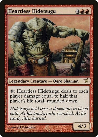 Heartless Hidetsugu Betrayers of Kamigawa Magic card