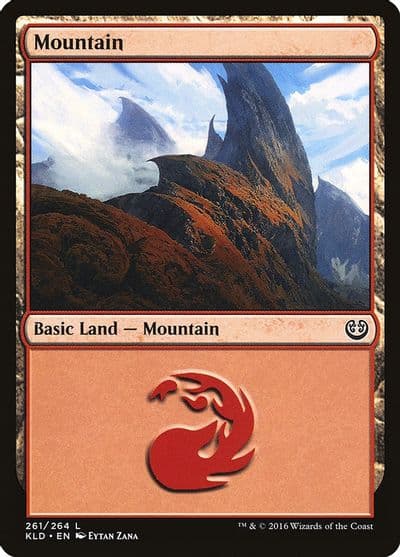 Mountain 261 Kaladesh Magic card