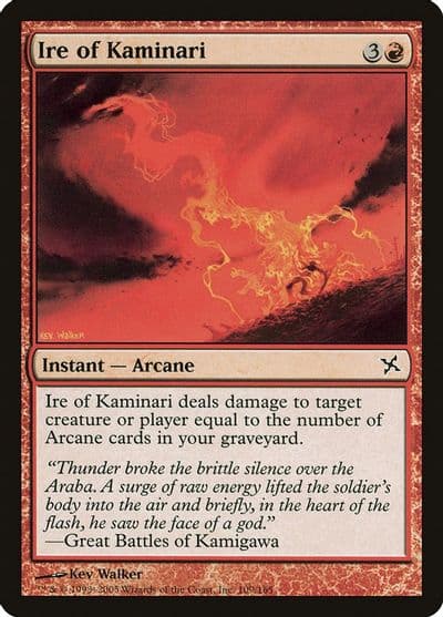 Ire of Kaminari Betrayers of Kamigawa Magic card
