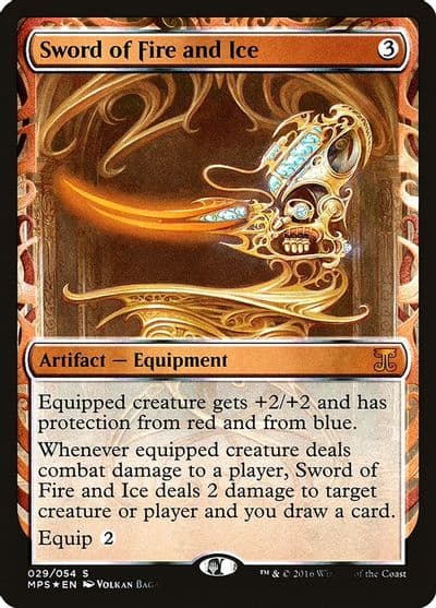 Sword of Fire and Ice Masterpiece Series: Kaladesh Inventions Magic card