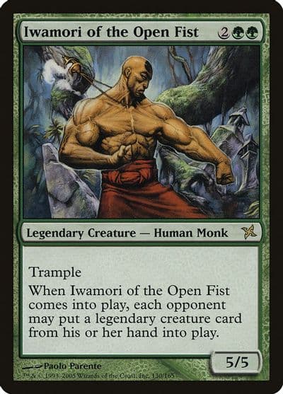 Iwamori of the Open Fist Betrayers of Kamigawa Magic card