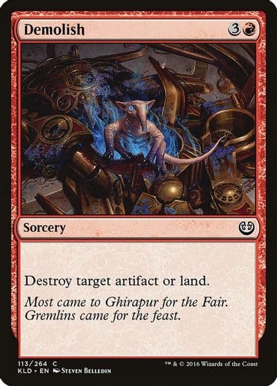 Demolish Kaladesh Magic card