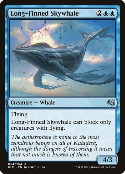 Long Finned Skywhale Kaladesh Magic card