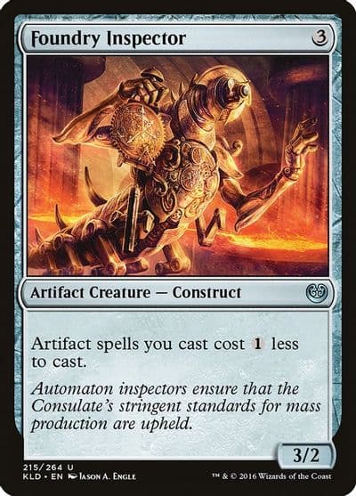 Foundry Inspector Kaladesh Magic card