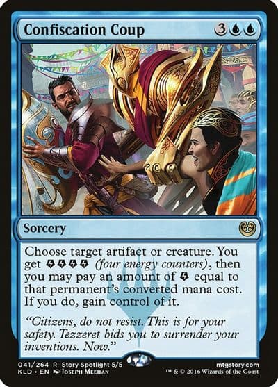Confiscation Coup Kaladesh Magic card