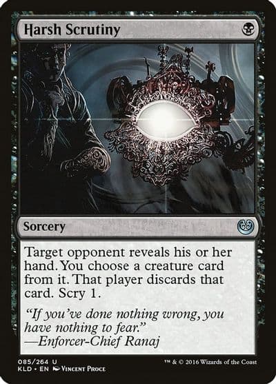 Harsh Scrutiny Kaladesh Magic card