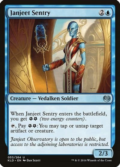 Janjeet Sentry Kaladesh Magic card