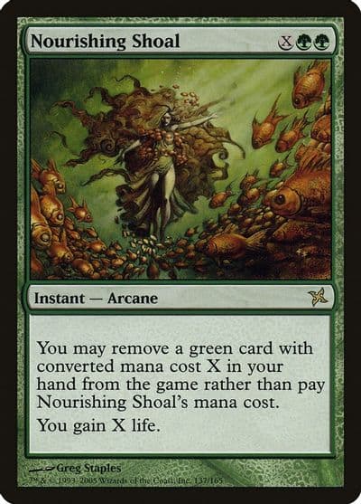 Nourishing Shoal Betrayers of Kamigawa Magic card