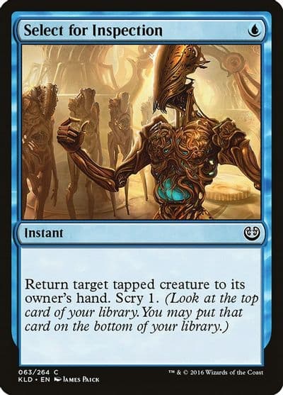 Select for Inspection Kaladesh Magic card