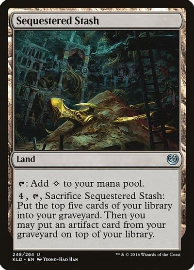 Sequestered Stash Kaladesh Magic card