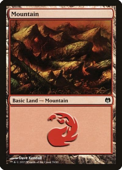 Mountain 76 Duel Decks: Heroes vs. Monsters Magic card