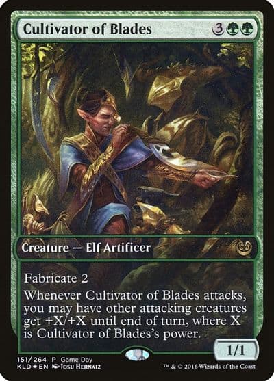 Cultivator of Blades Game Day & Store Championship Promos Magic card