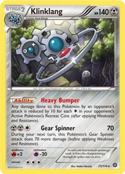 Klinklang (XY Steam Siege) Deck Exclusives Pokemon card