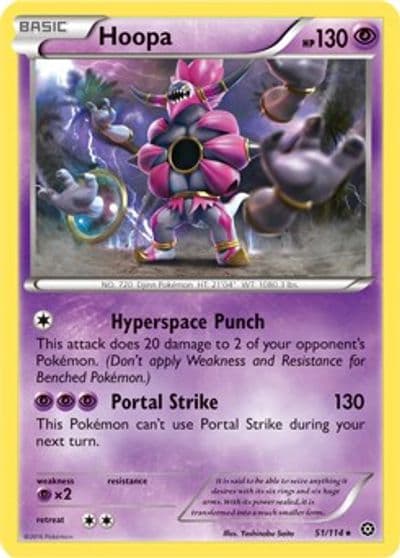 Hoopa (XY Steam Siege) Deck Exclusives Pokemon card