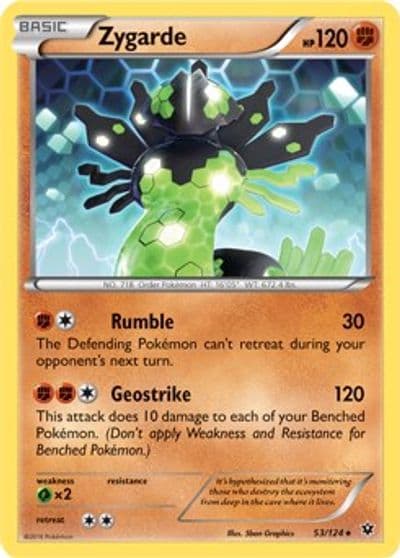 Zygarde (XY Fates Collide) Deck Exclusives Pokemon card